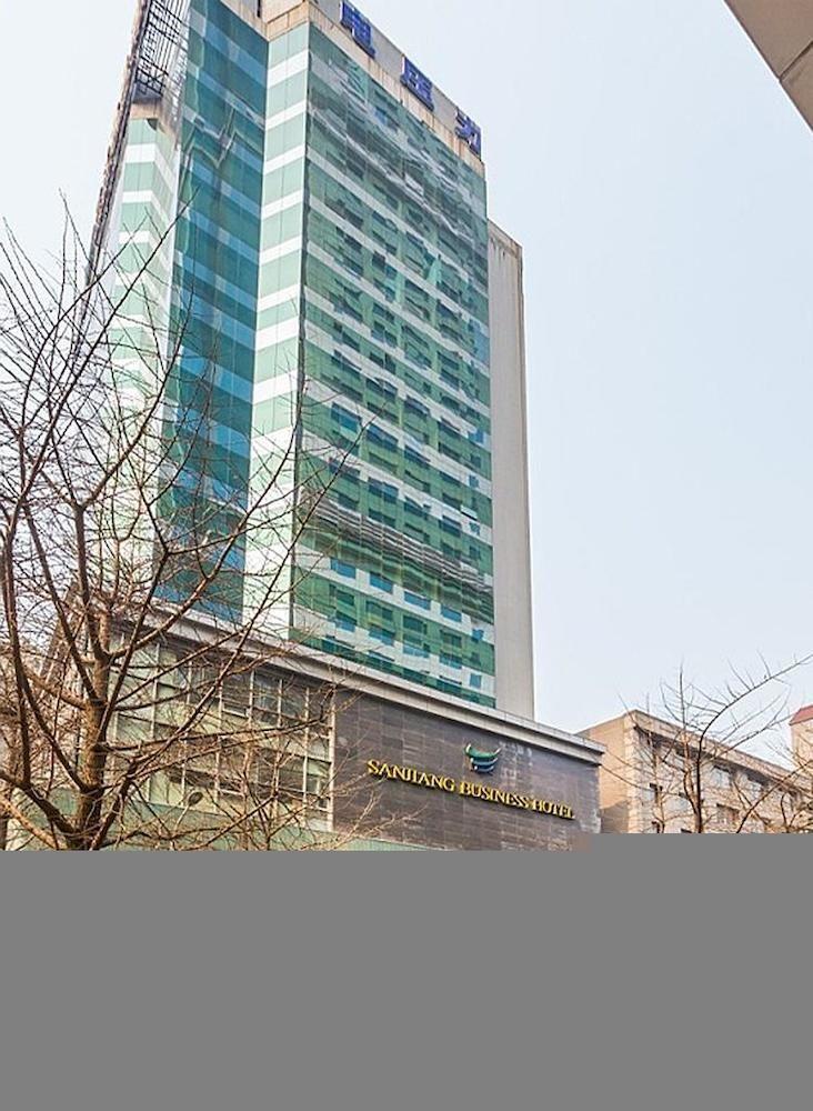 Dalian San Jiang Business Hotel Экстерьер фото